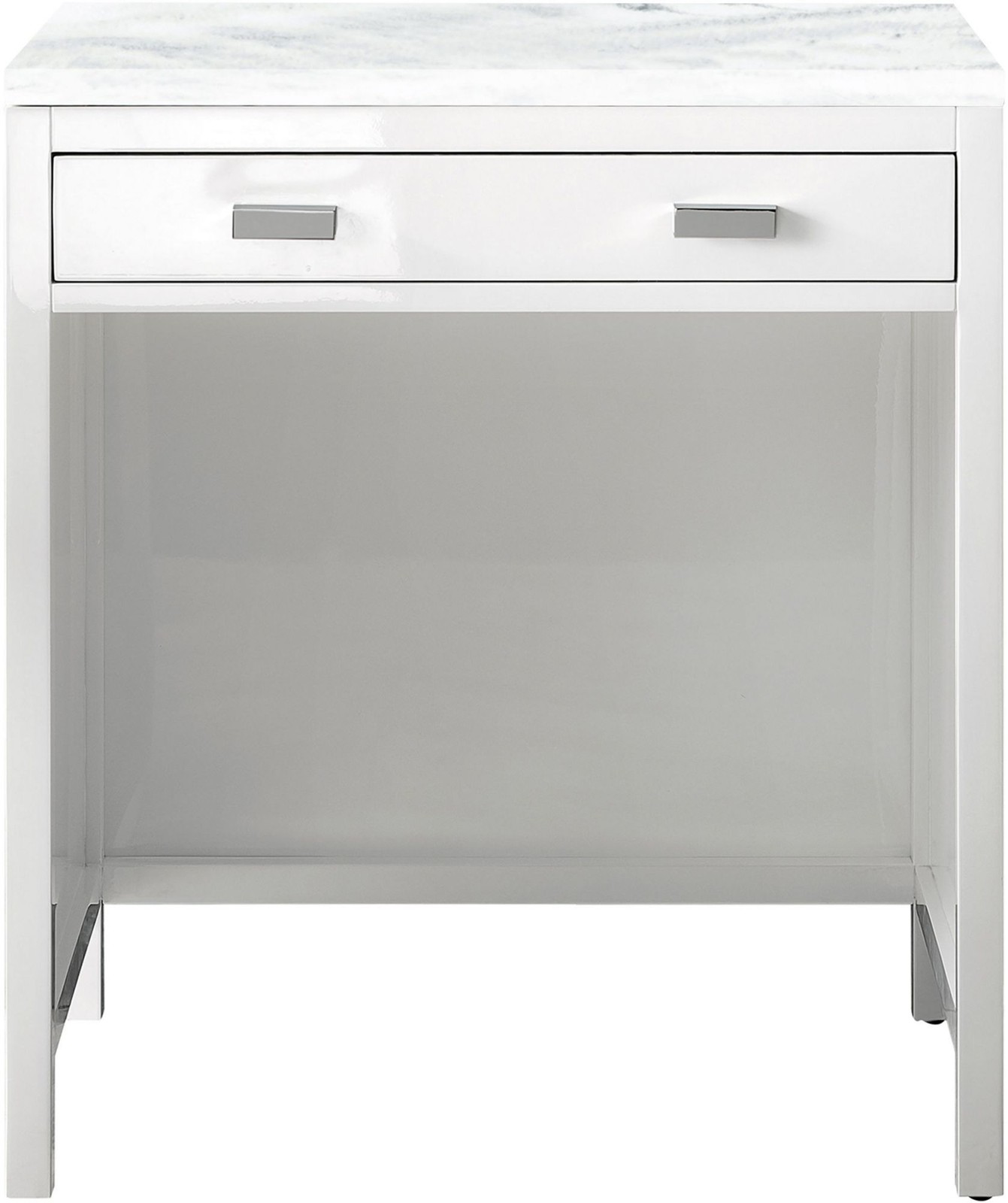 James Martin Vanities E444-CU30-3AF Addison 30″ Makeup Vanity Set – White