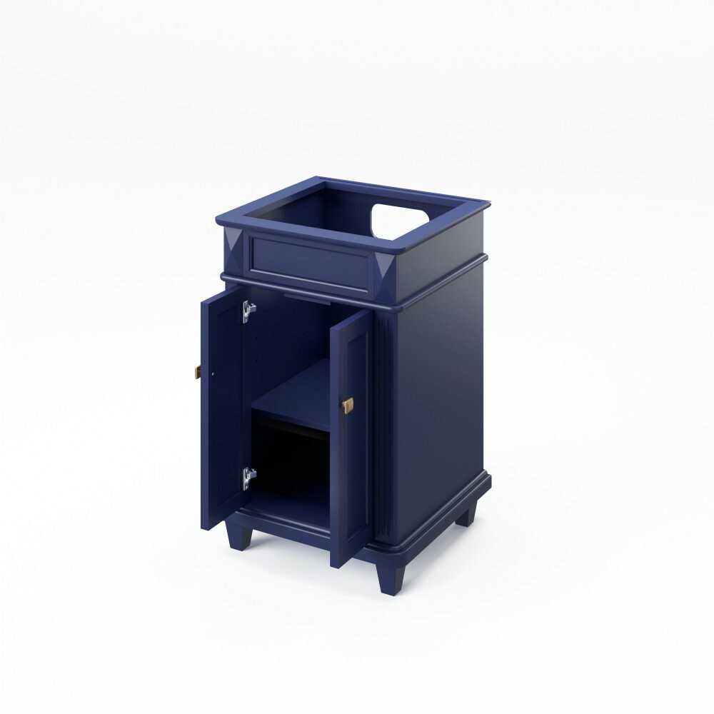 24″ Douglas Hale Blue Single Bathroom Vanity Cabinet Classic Shaker style