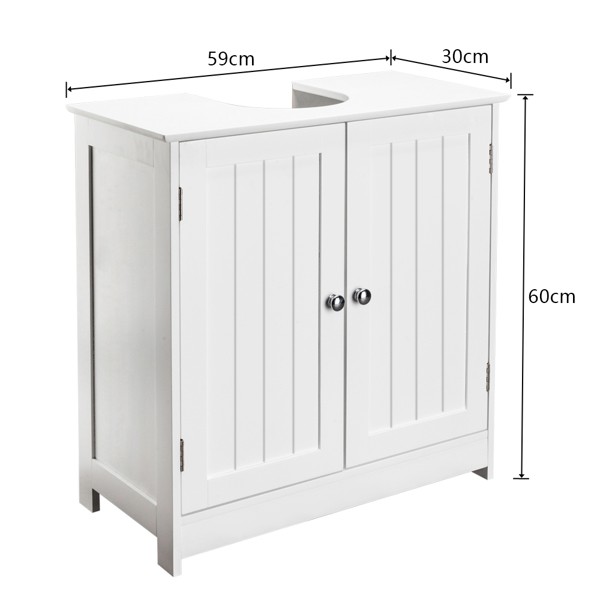 New Waterproof Design for White Modern Bathtub Sink Cabinet and Storage Cabinet