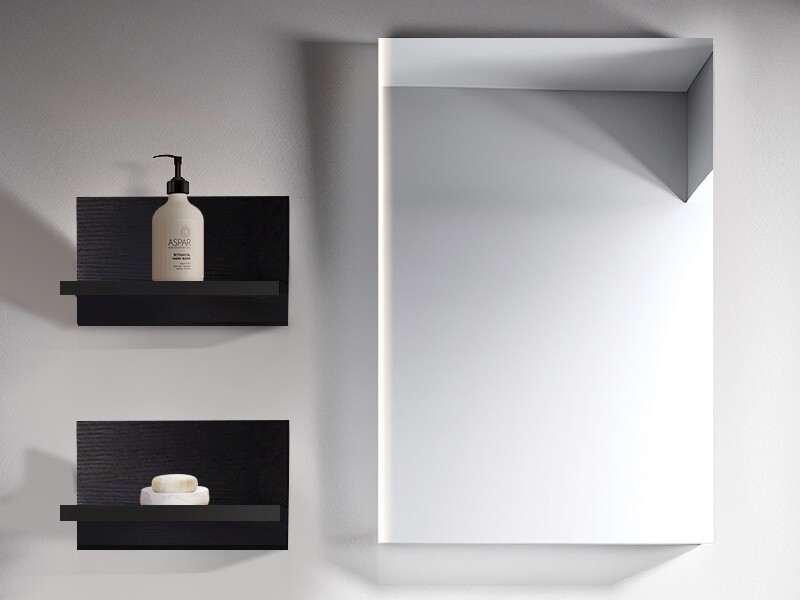 24 Floating Vanity Sink Faucet Combo for Bathroom Storage Cabinet Wall Shelves