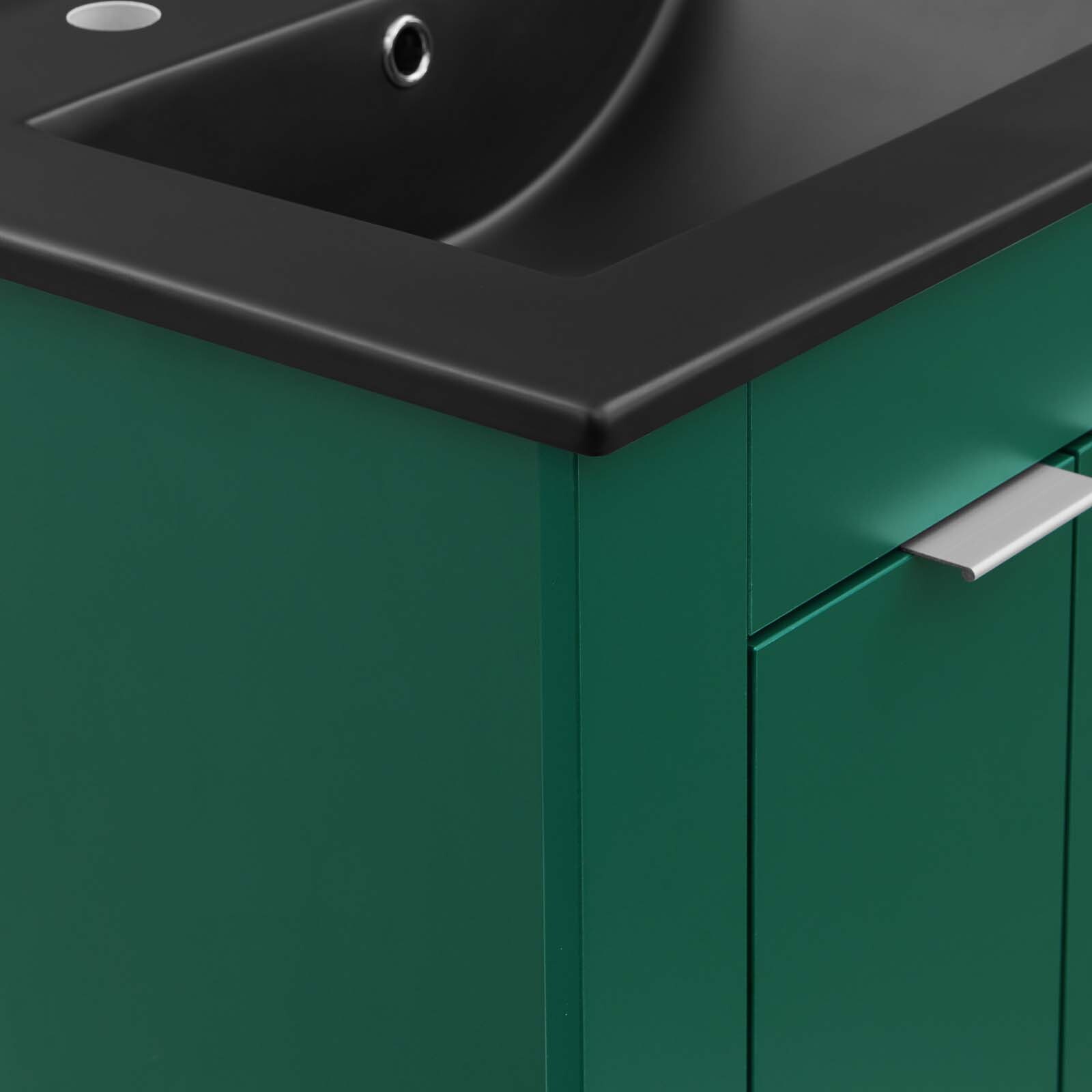 Modway Maybelle 24″ Bathroom Vanity In Green Black