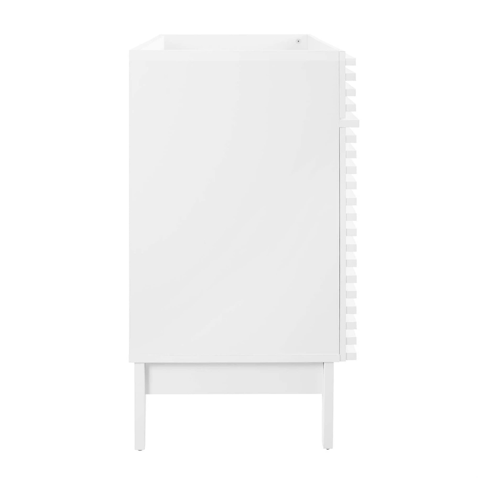 Modway Render 47″ MDF and Particleboard Bathroom Vanity Cabinet in White