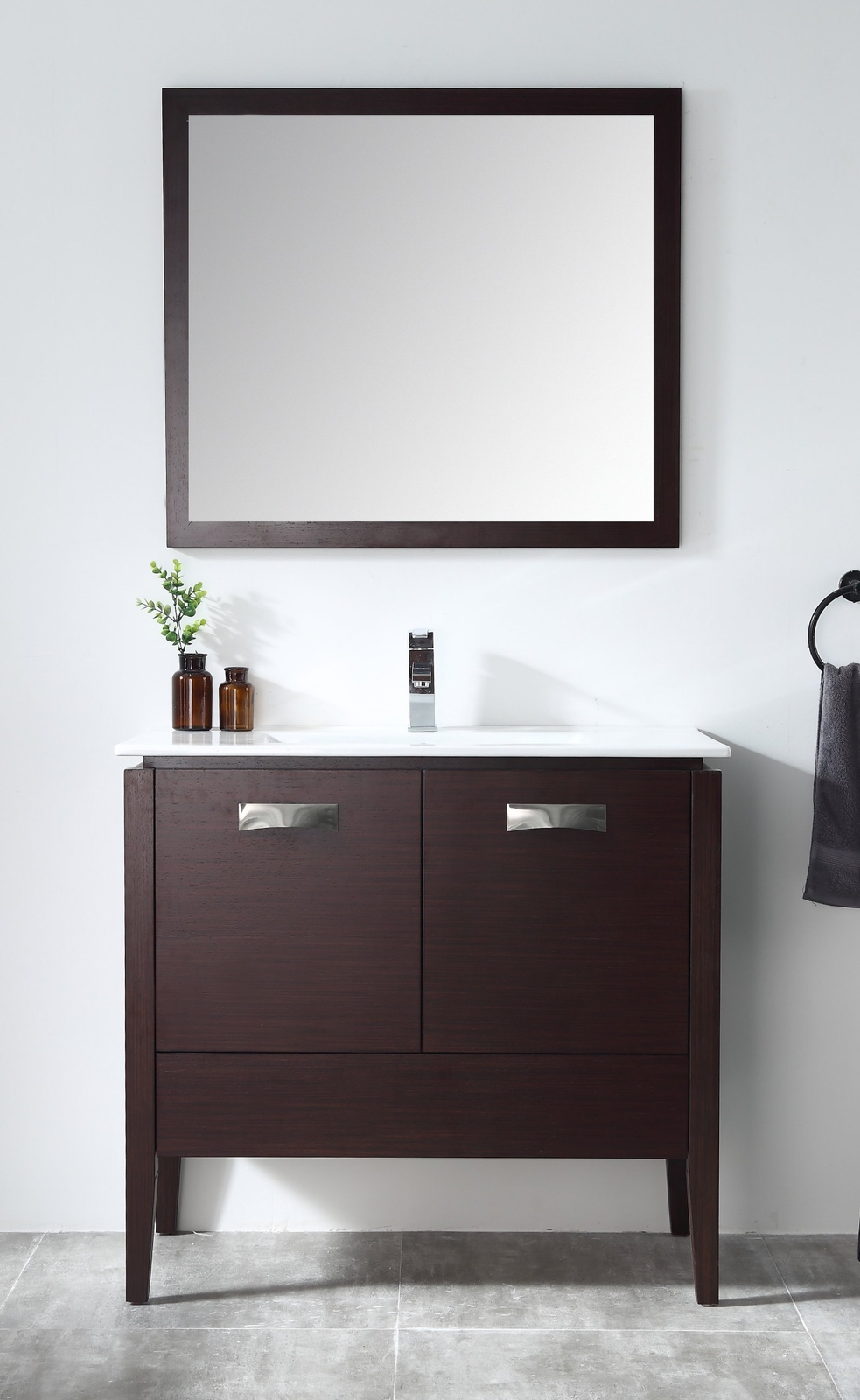 36 inch Adagio Modern Wenge Espresso Bathroom Vanity 409WE36-ZI