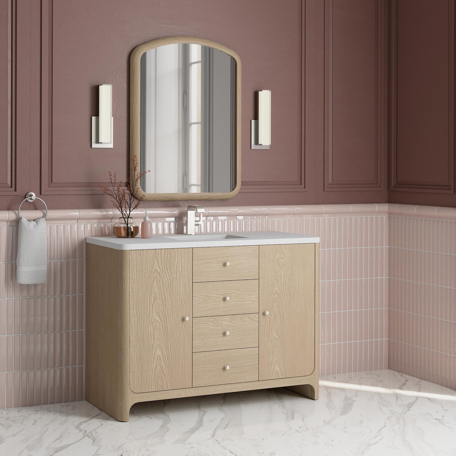 James Martin Vanities D125-V48-3WZ Gracyn 48″ – Sable