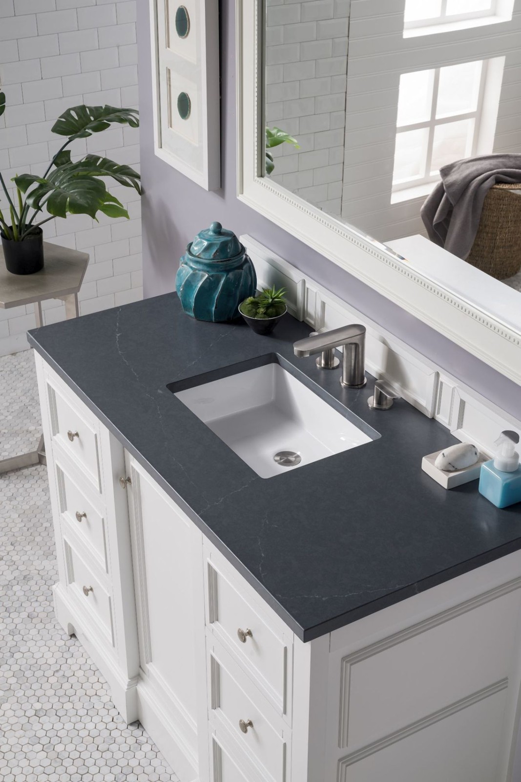 James Martin Vanities 825-V48-3CSP De Soto 48″ – White