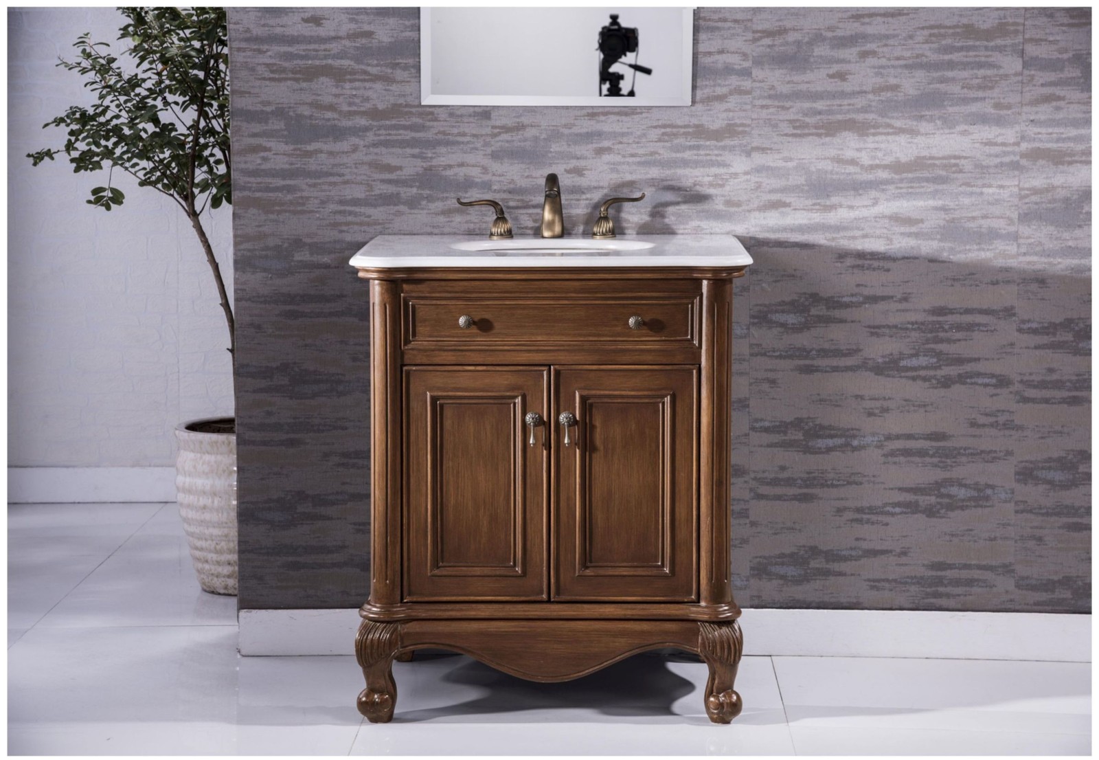 Elegant Lighting VF-1032-VW Berkshire 30″ – Brown