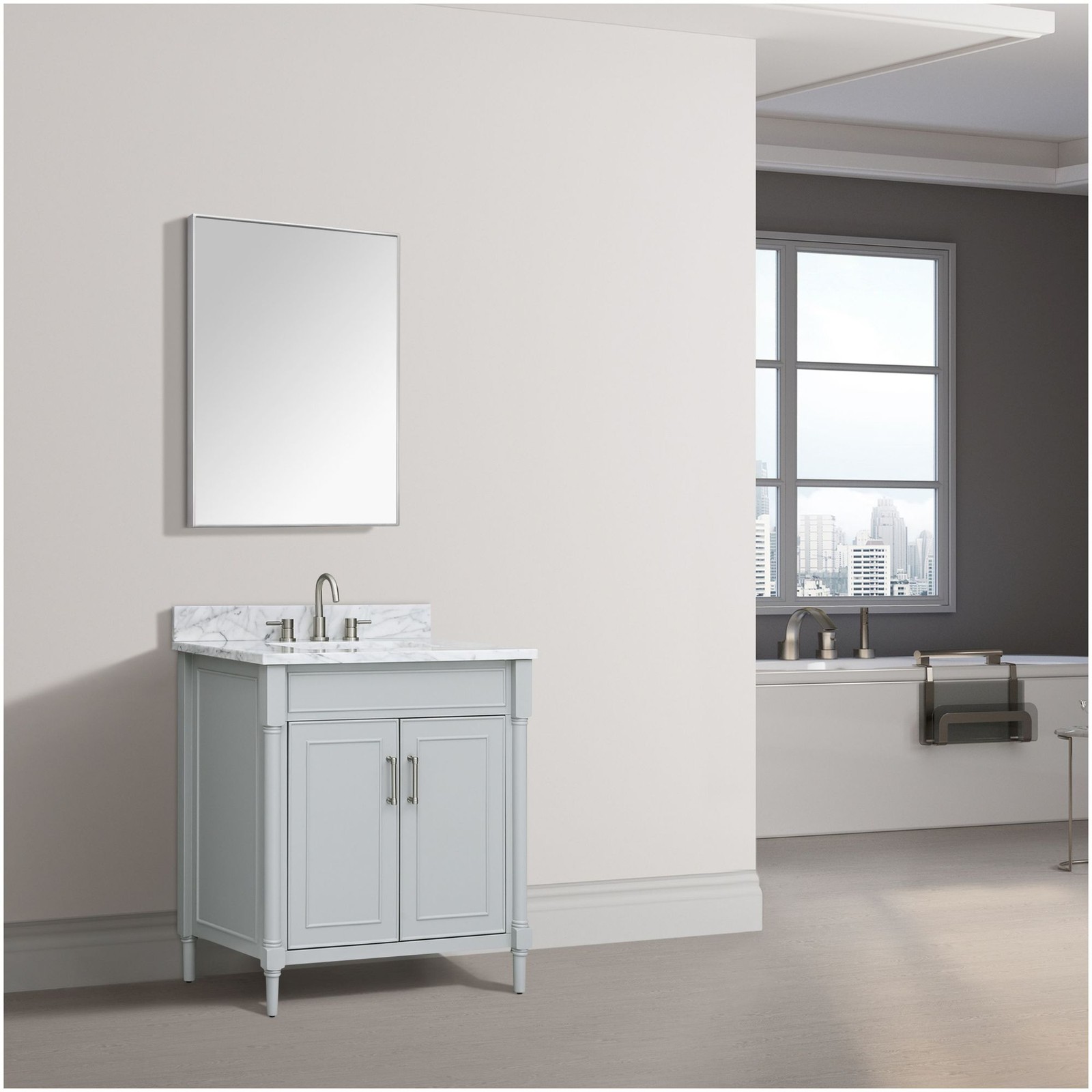 Avanity BRISTOL-VS31-C Bristol 30″ Single Basin Vanity Set – White