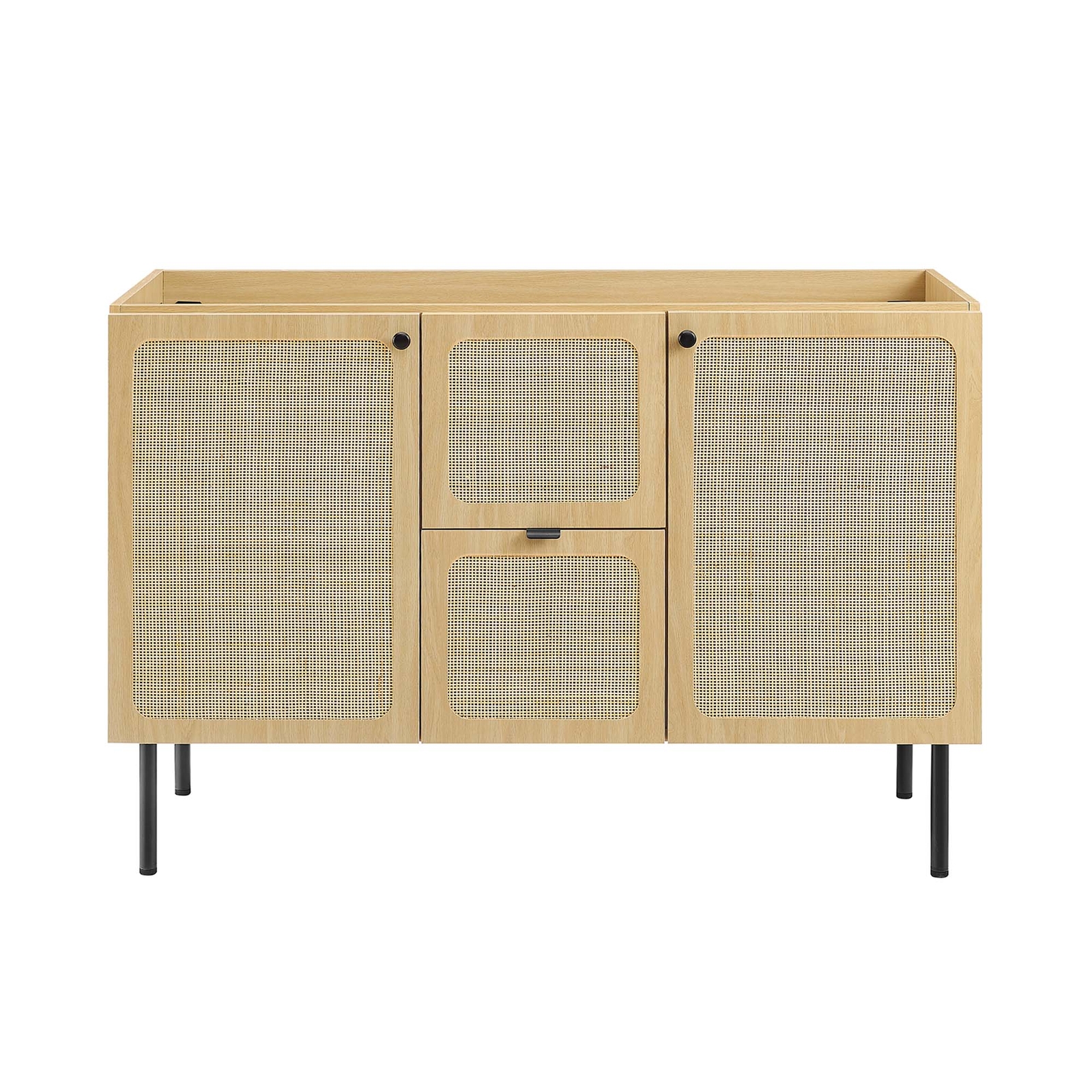 Chaucer 48″ Double Sink Bathroom Vanity in Oak Black