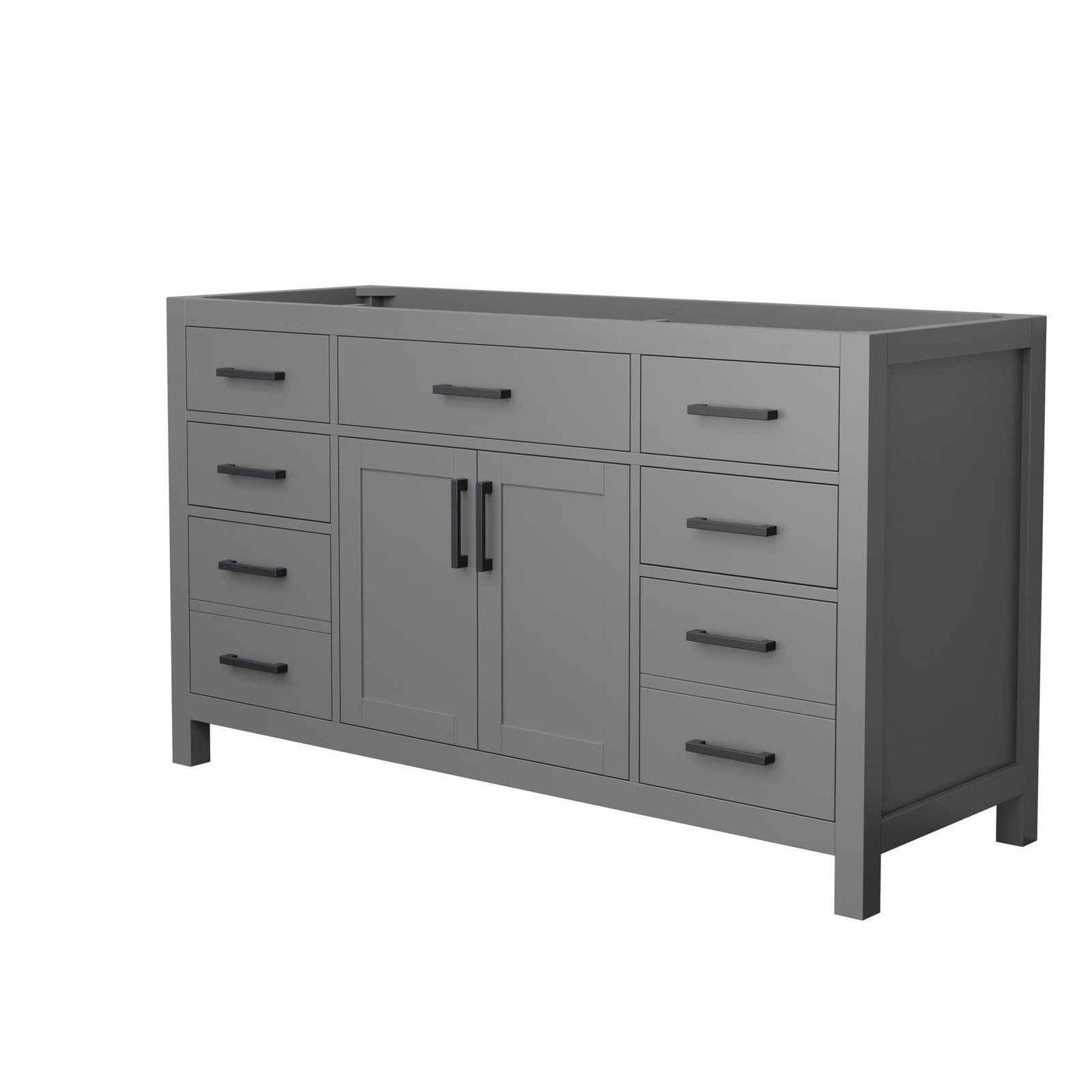 Wyndham Collection WCG242460S-CX-MXX Beckett 59″ Single – Dark Gray / Matte