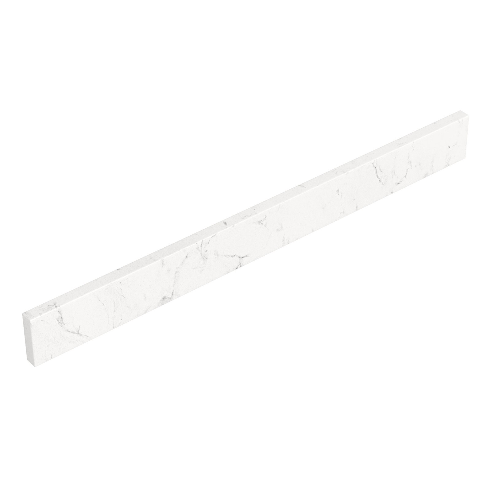 Wyndham Collection WCFVCA130BS 30″ x 3″ Backsplash – Carrara Cultured Marble