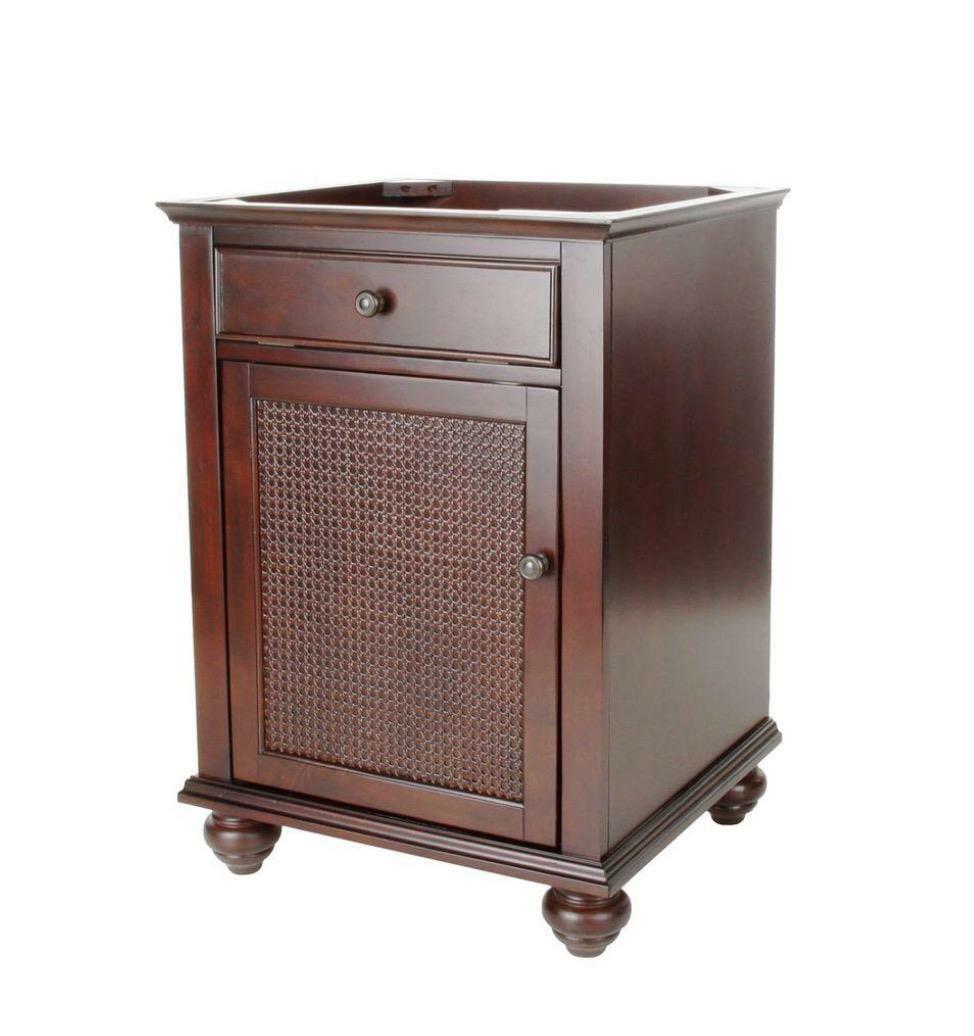 Pegasus Bimini 24 in. W x 21.75 in D x 33.5 in H Vanity Cabinet Only in Espresso
