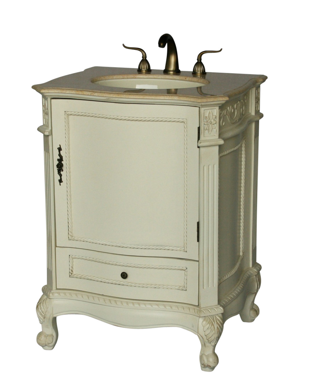 26-Inch Antique Style Single Sink Bathroom Vanity Model 2192-261