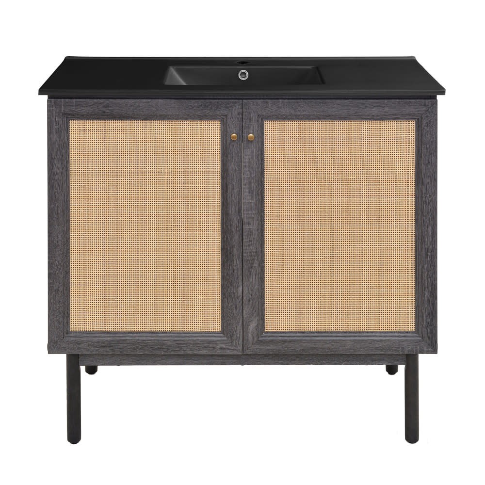 Swiss Madison SM-BV663 Classe 36″ – Brown Oak / Matte Black