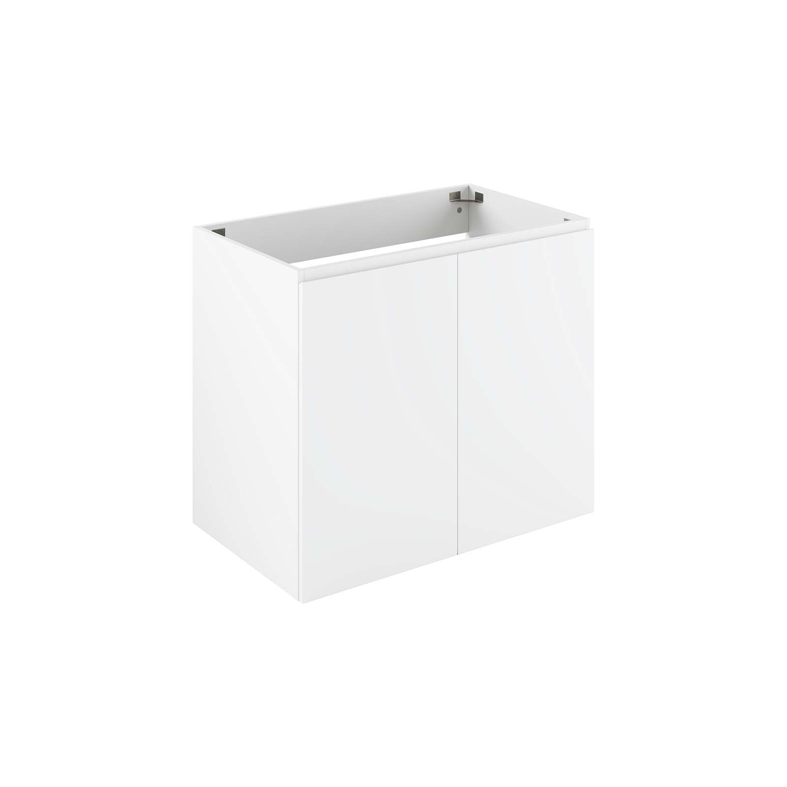 Modway Vitality 30″ Wall-Mount Bathroom Vanity in White