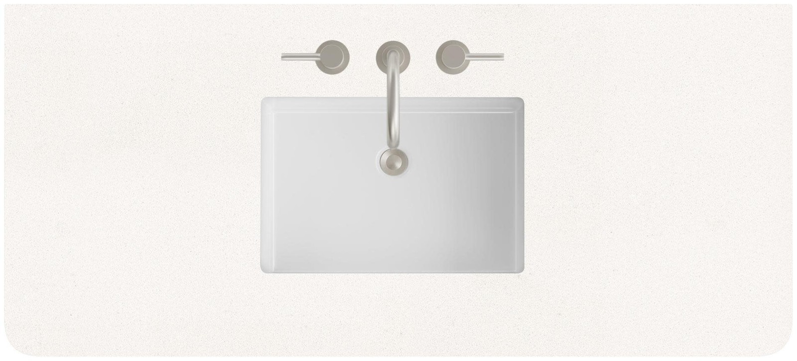 James Martin Vanities 060-S48RCWS-SNK 48″ Stone Composite Vanity – White Zeus