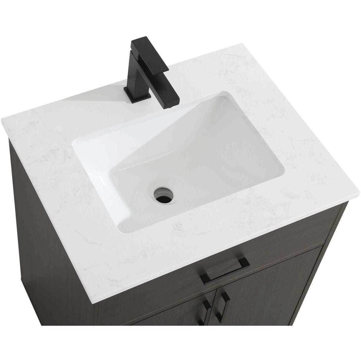 Elegant Lighting VF25024MMB Chandler Vanity Mocha Brown