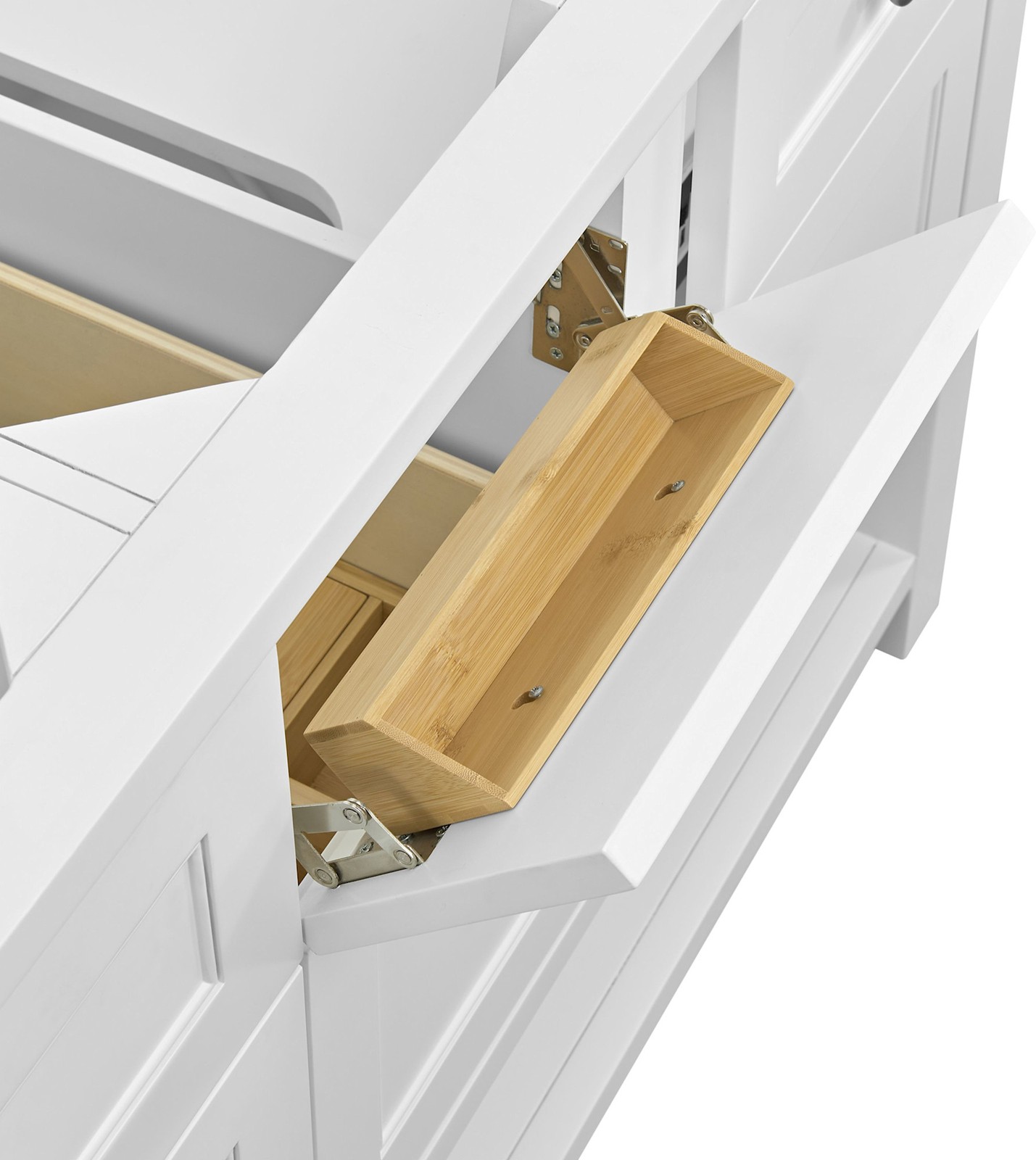 James Martin Vanities 330-V60D-FPBL Breckenridge 60″ – Whitewashed Oak