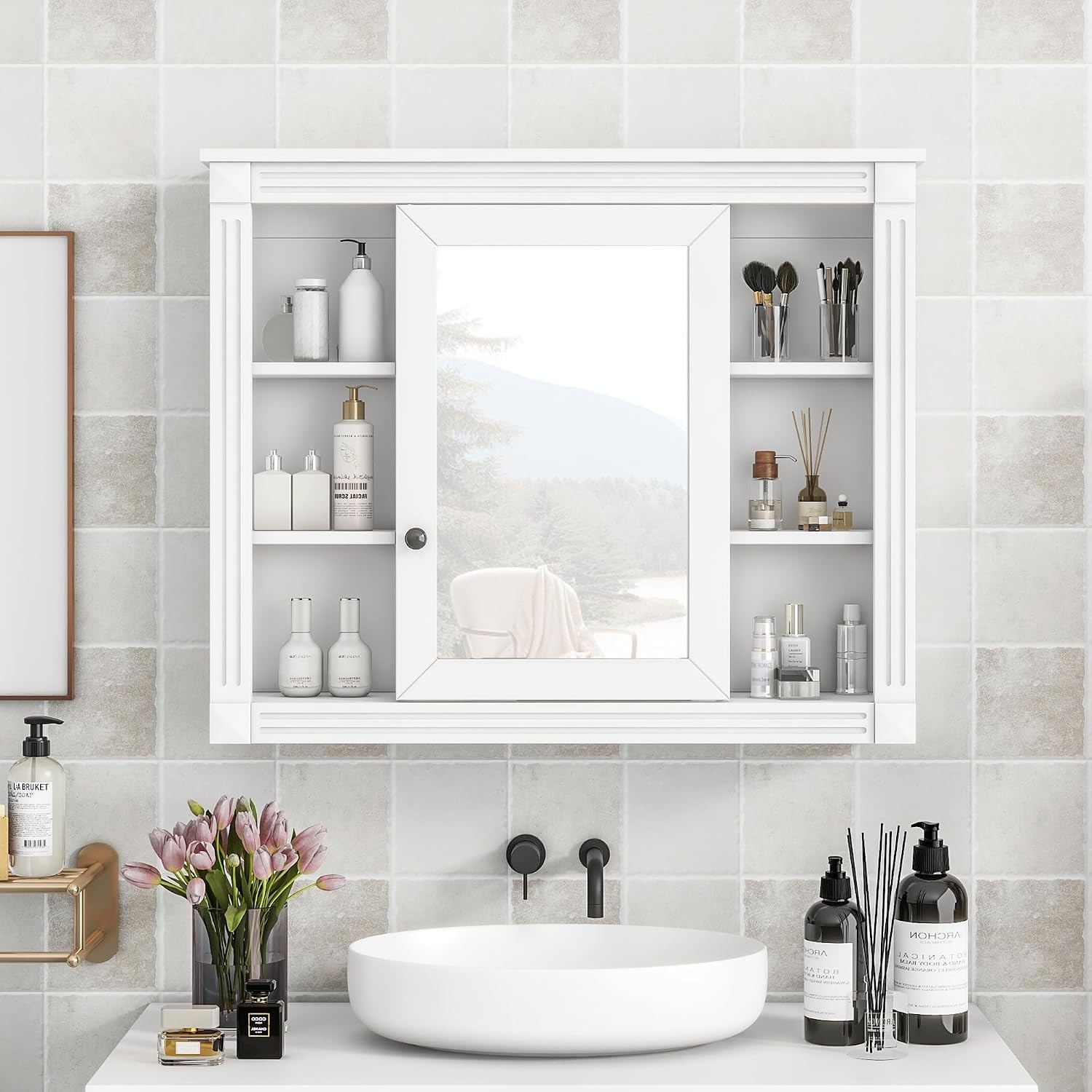 36″ Bathroom Vanity W/ Sink 36 inch Bathroom Vanity Storage Cabinet W/ Matching