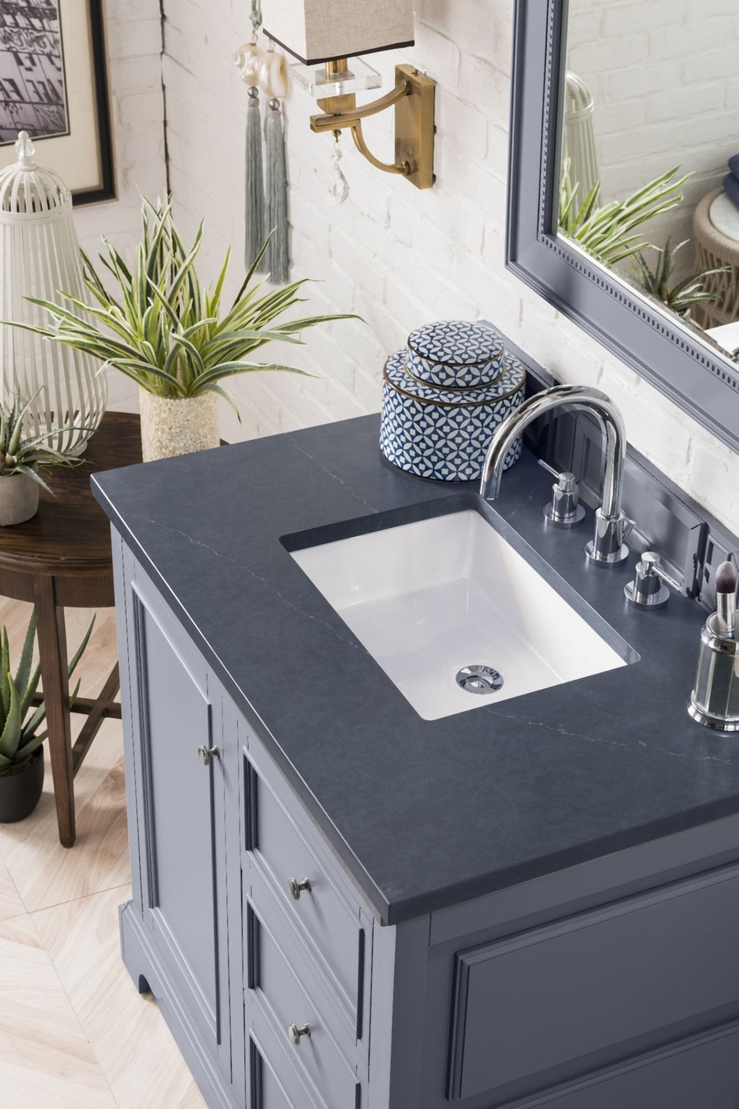 James Martin Vanities 825-V36-3CSP De Soto 36″ – White