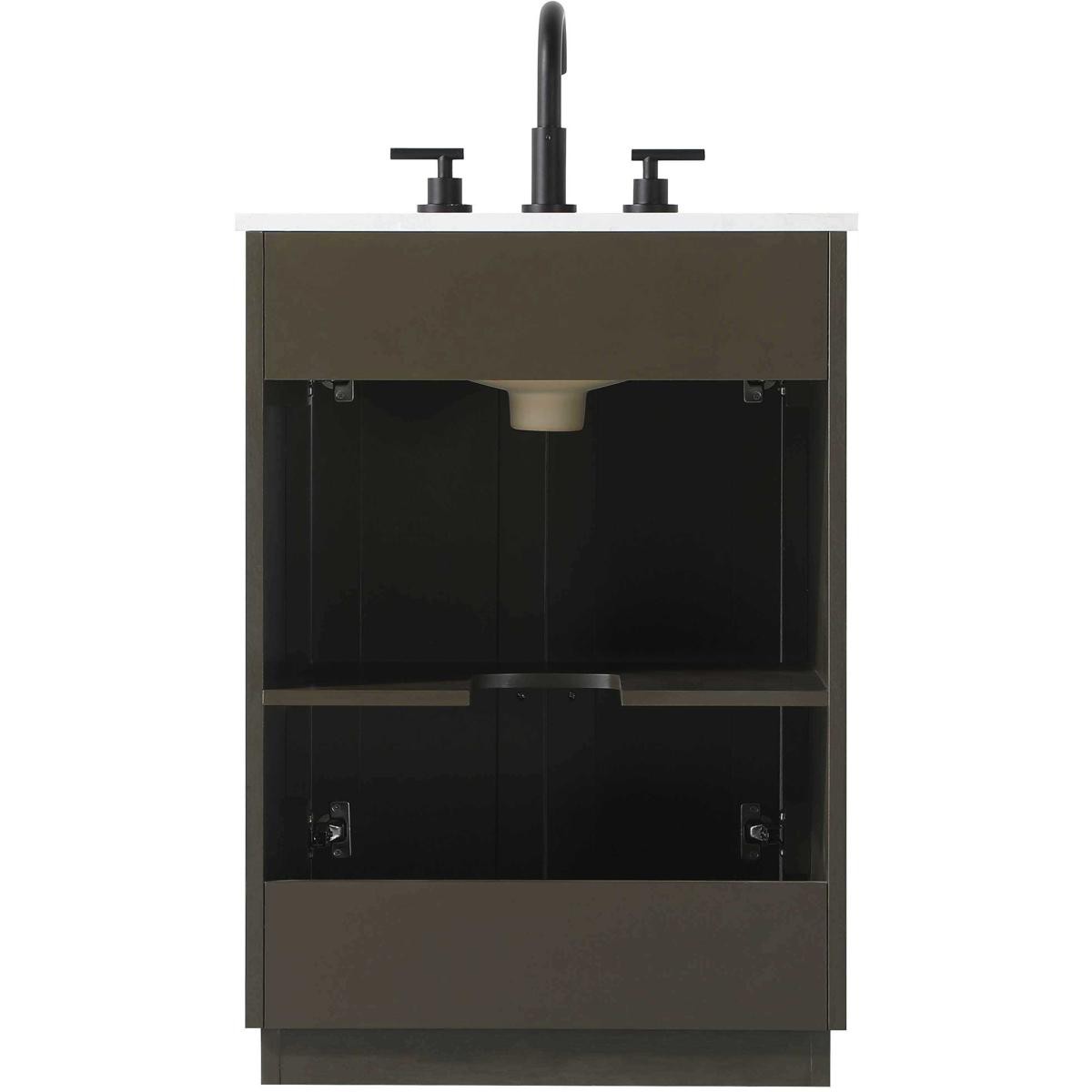 Elegant Lighting VF29024CO Chase Vanity Chocolate Oak