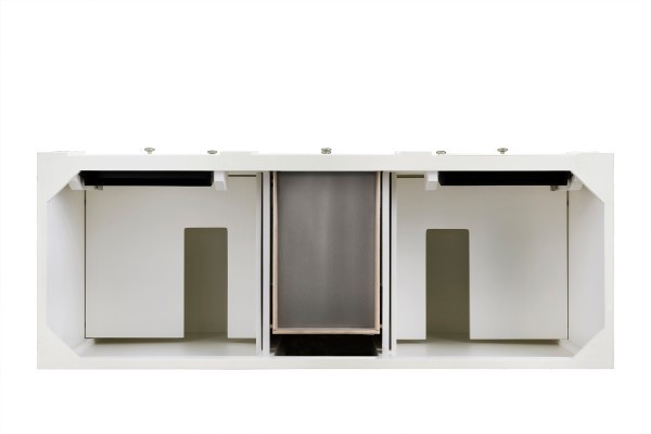 60″ James Martin Bristol 157-V60D-BW-3TJR Double Vanity Cabinet Tajnar Eclos Top