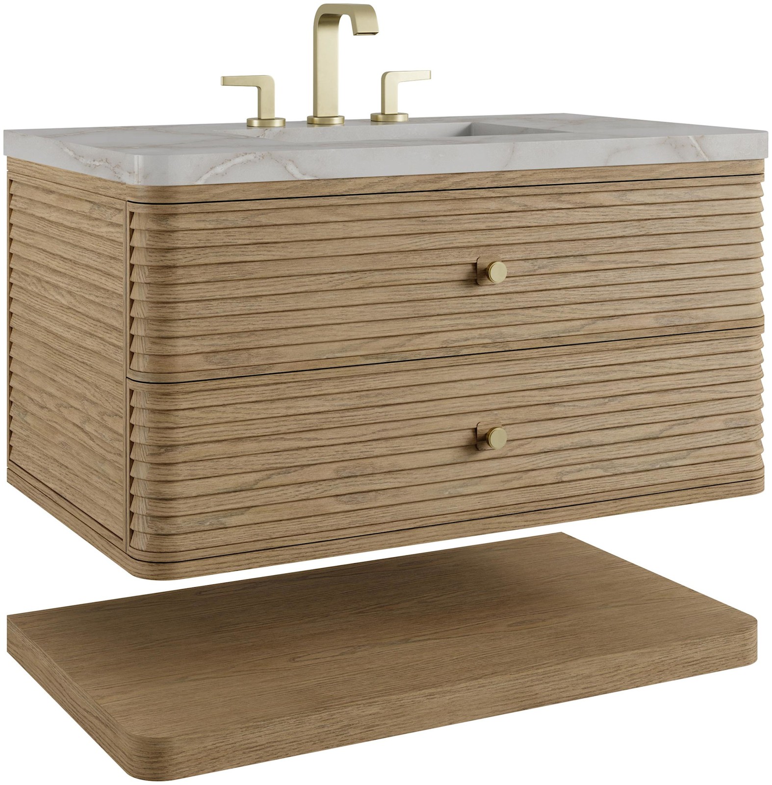 James Martin Vanities D640-V36-WVSL Allamari 36″ Wall Mounted – Dune Mist