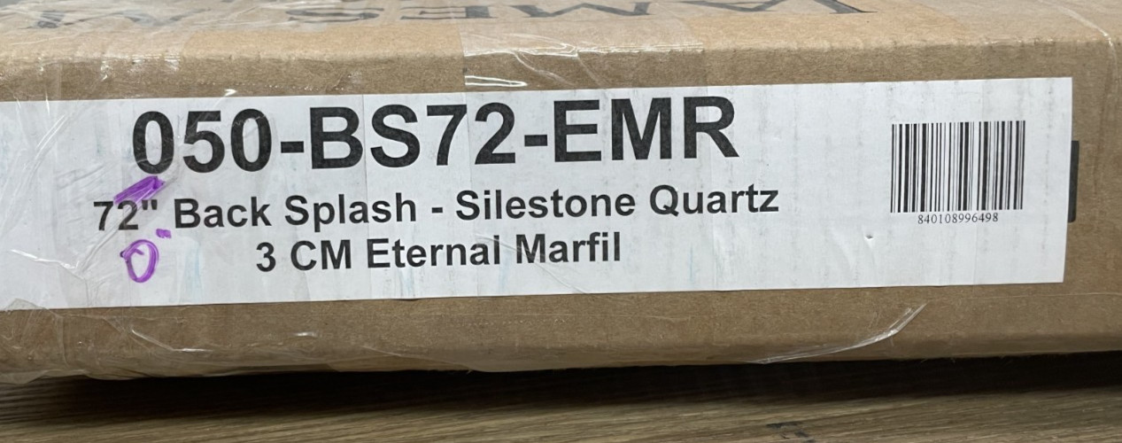 James Martin Vanities 050-BS72-EMR Silestone 72″ Quartz Vanity Backsplash