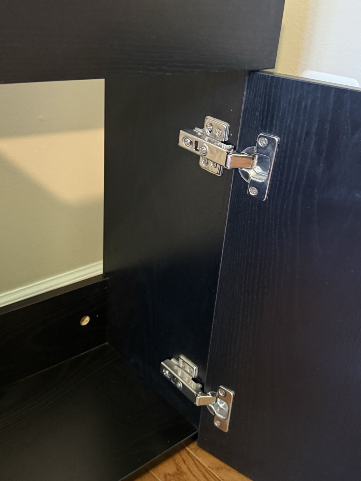 Model # BF101 Sheffield 16.5 in. W x 10 in. D Floating Vanity in Black ONLY Novi