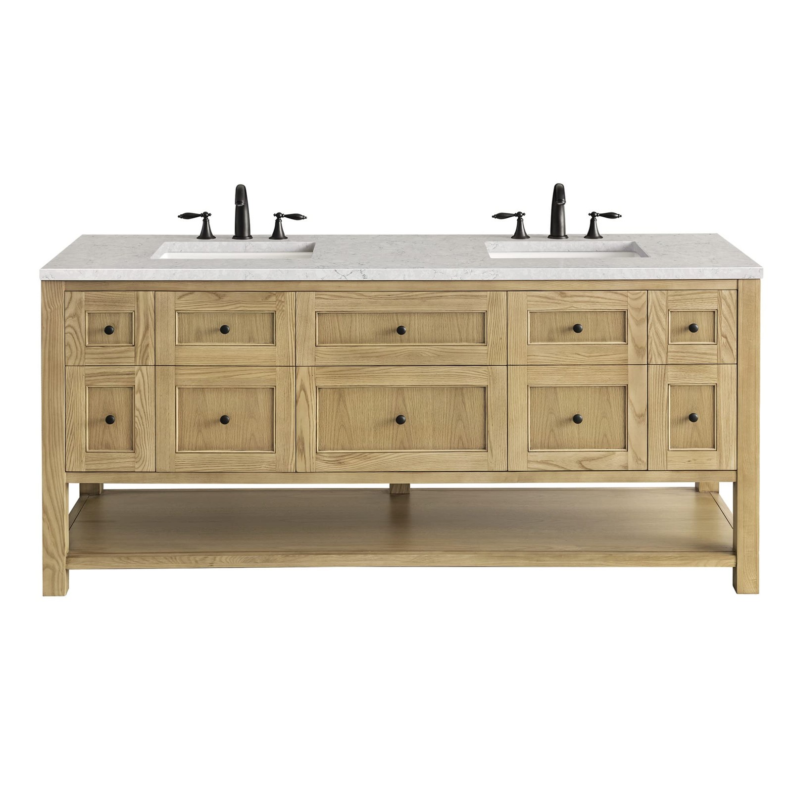 James Martin Vanities 330-V72-LNO-3EJP Breckenridge 72″ Vanity Set*NEW*