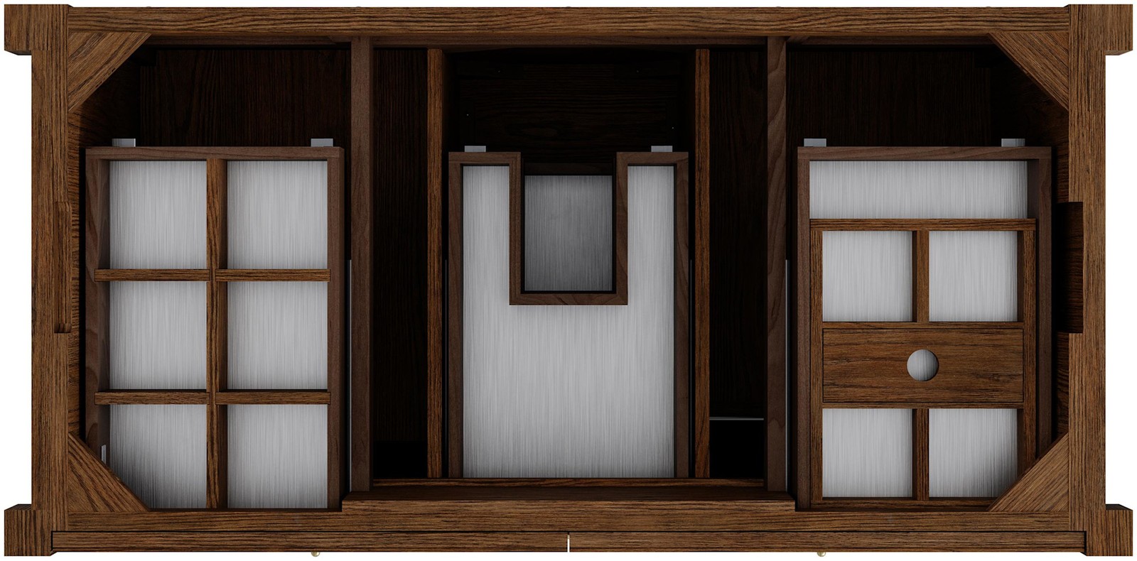 James Martin Vanities D680-V48-3WZ Kinnsden 48″ – Sable Oak