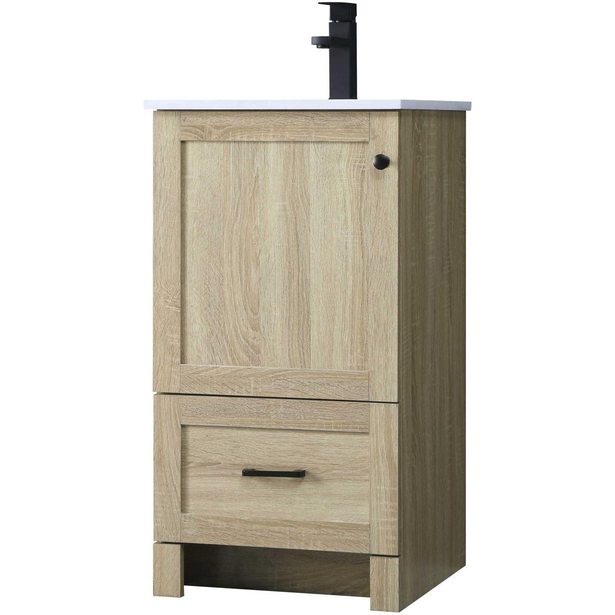 Elegant Lighting VF2818MW Soma 18 X 34 inch Mango Wood Bathroom Vanity Cabinet
