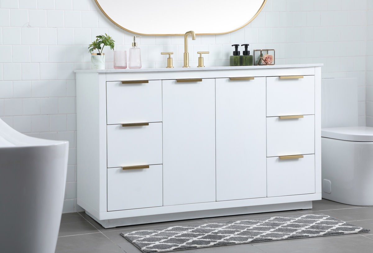 Elegant Lighting VF19454 Blake 54″ – White