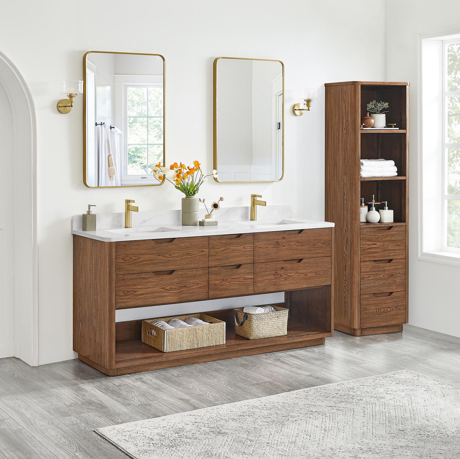 Miseno MV-HARB72-GW Harbin 72″ – Washed Ash Grey