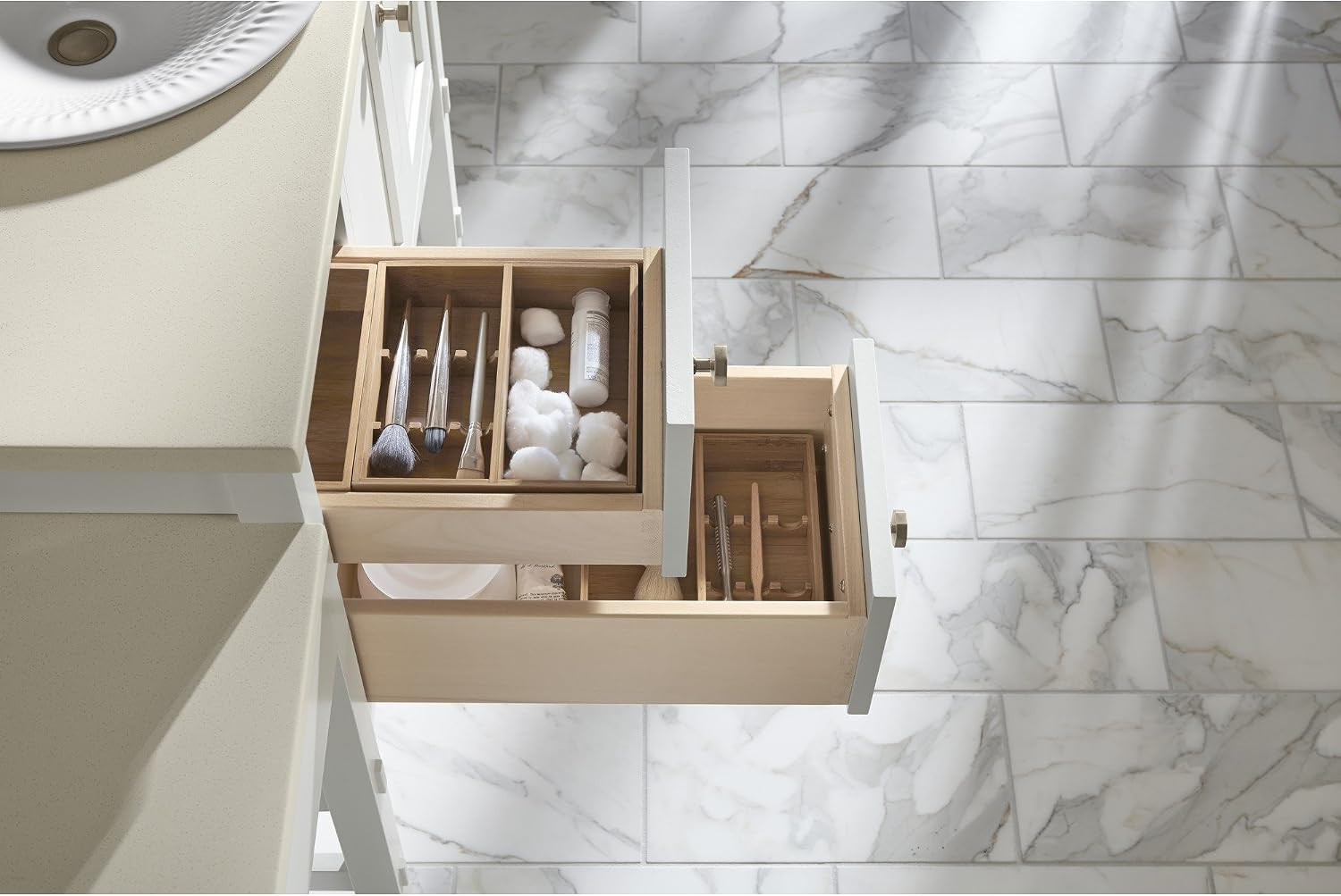 KOHLER 99682-1WS General Storage Package for Tailored Vanities, Bamboo