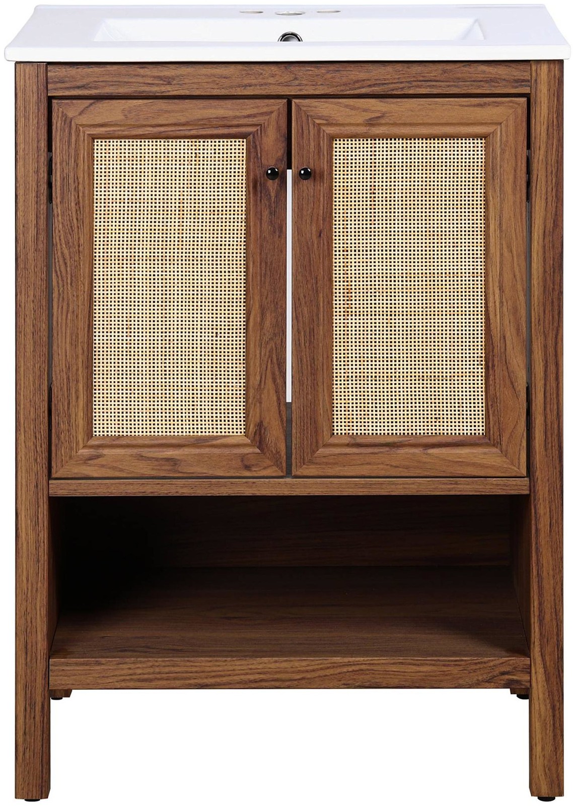 JONATHAN Y Lighting VAN1023 Jasper 24″ Single – Wood