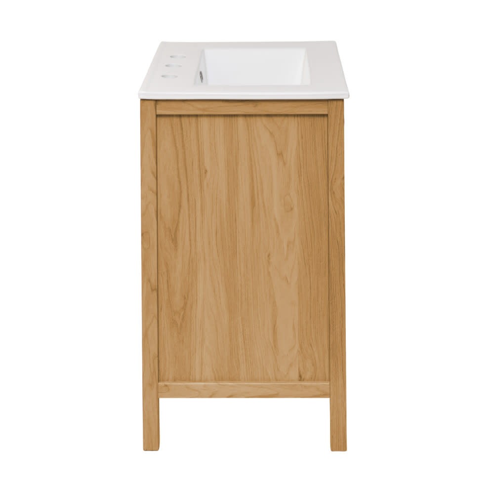Swiss Madison SM-BV240-3 Chateau 24″ – Golden Oak / White