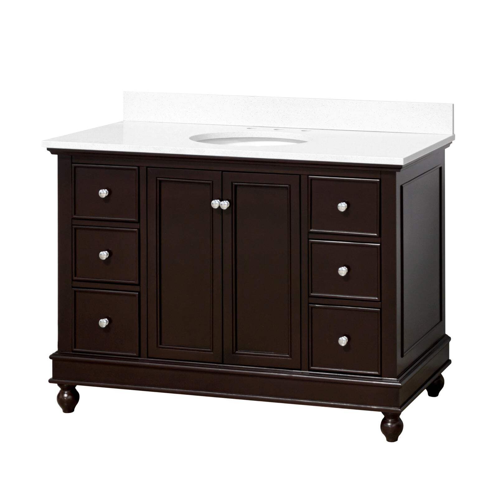 Bella 48-inch Vanity with Quartz Top