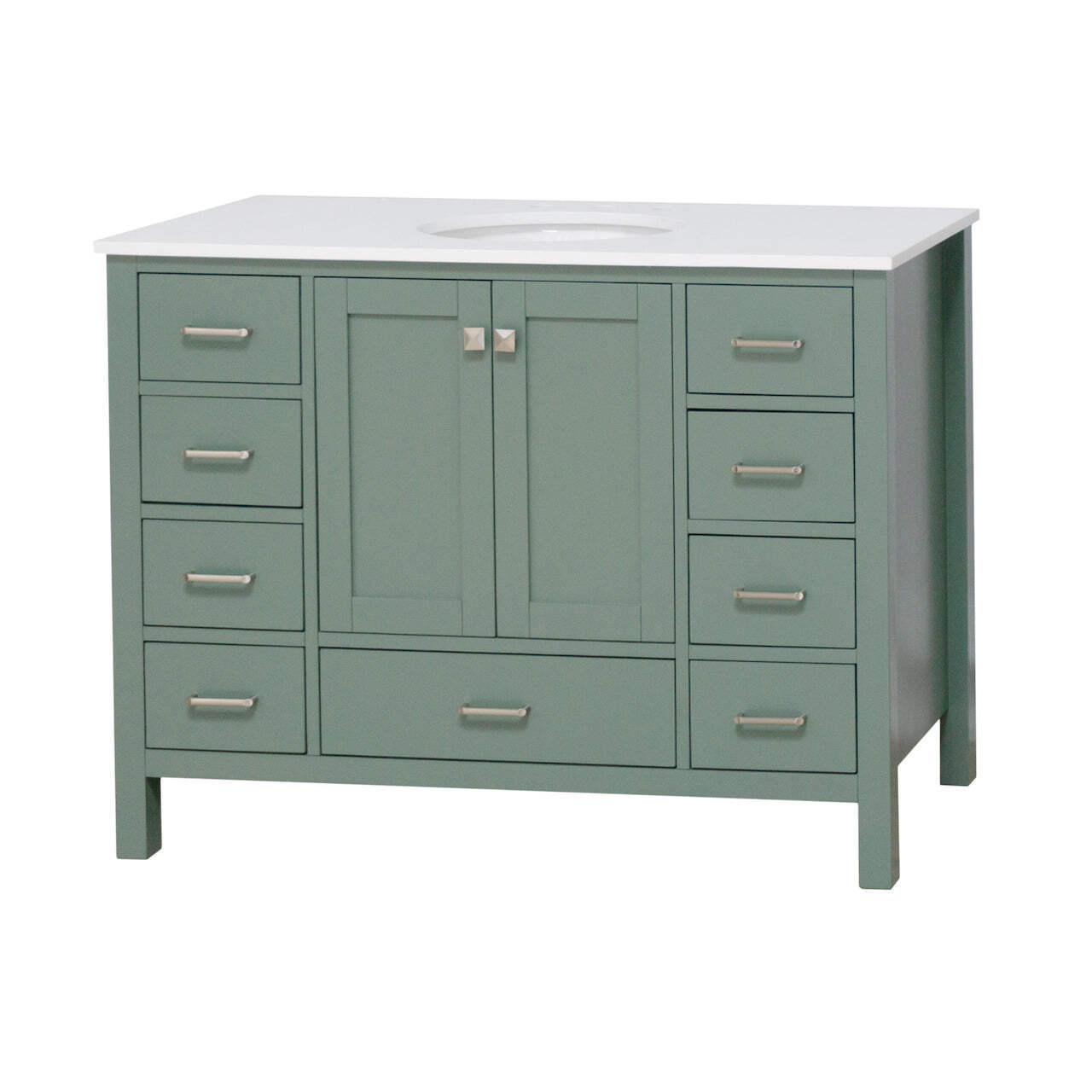 Horizon 48-inch Vanity with Engineered White Top