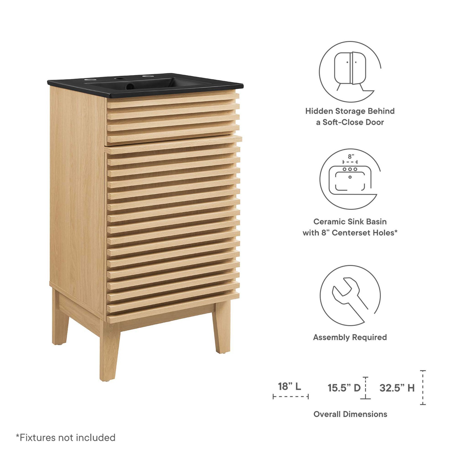 Render 18″ Bathroom Vanity