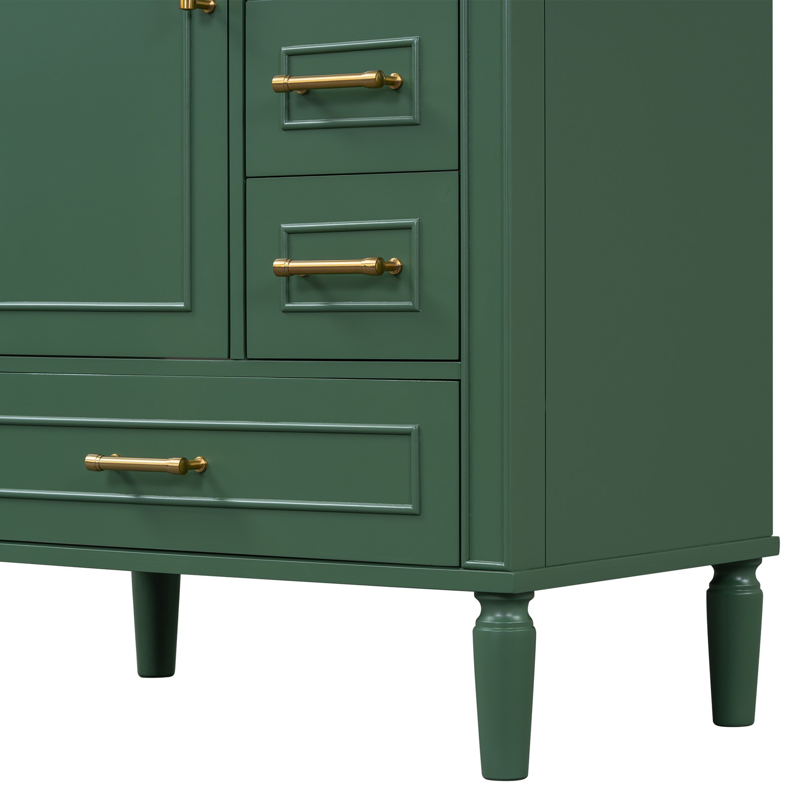 30″ Bathroom Vanity Set Floor Standing Bathroom Storage Cabinet w/Three Drawers