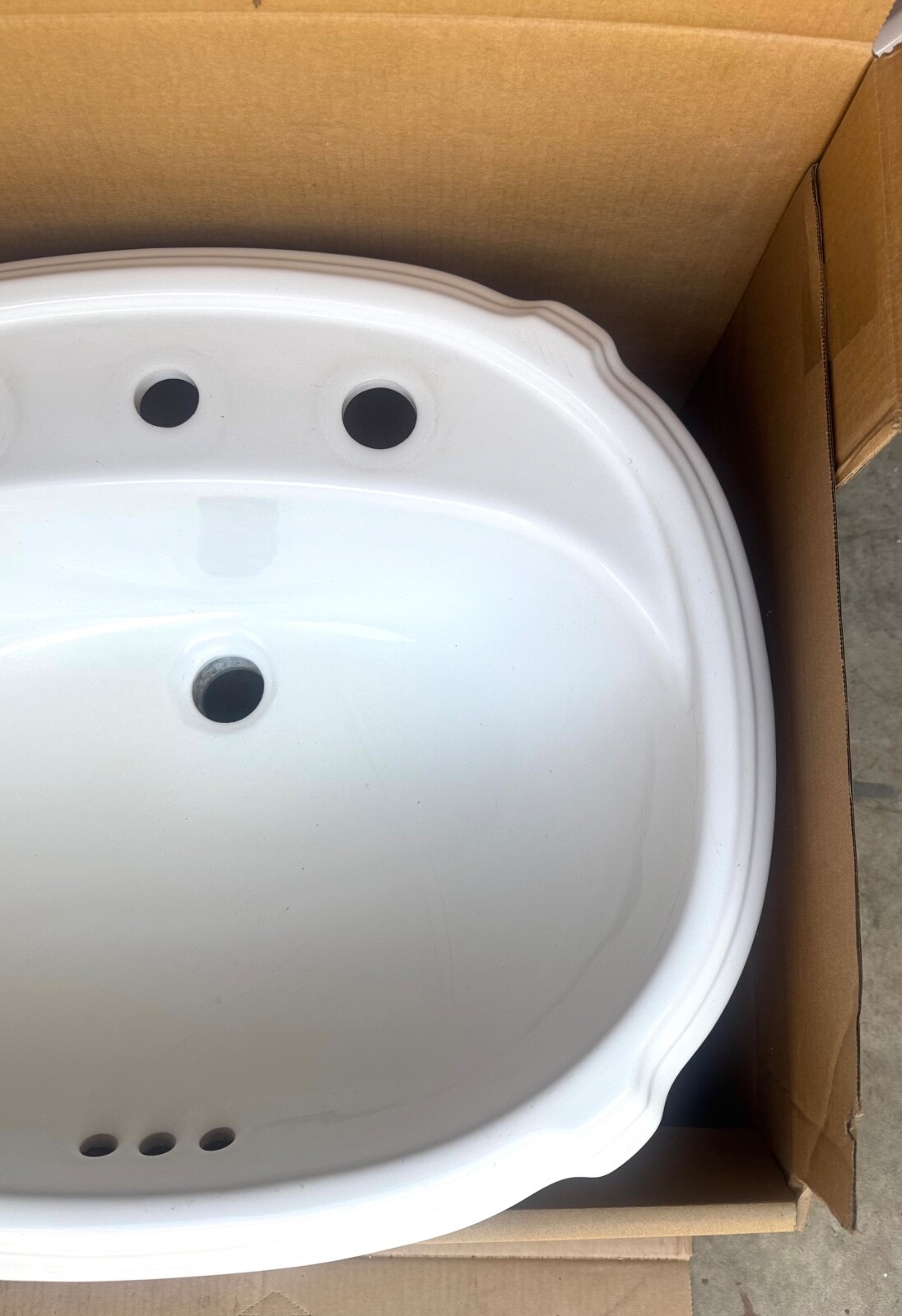 Kohler Portrait Sink White 8 in Spread Discontinued Drop In Bathroom