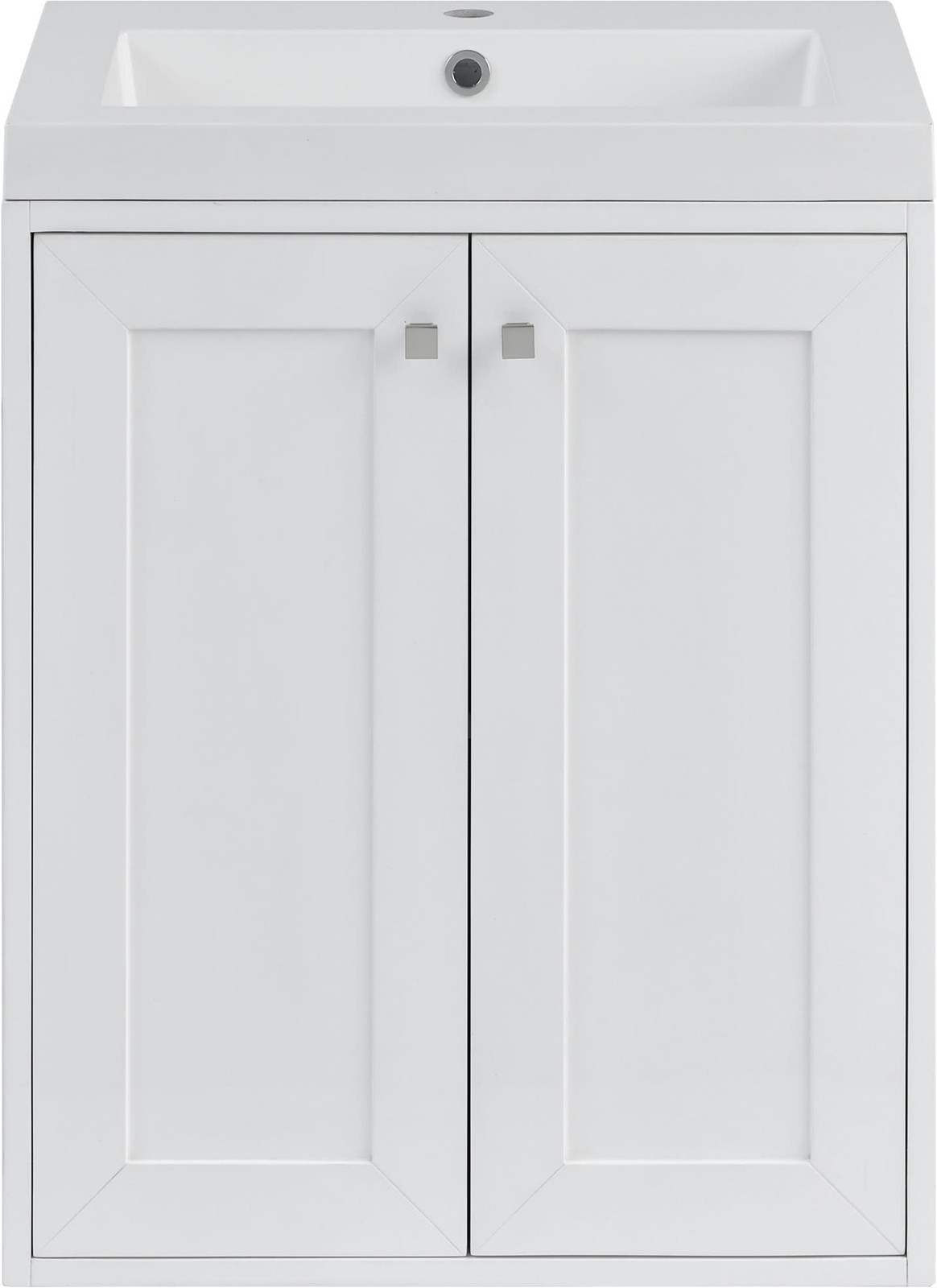 James Martin Vanities 533V24WG Chianti 24″ Wall Mounted Single – White