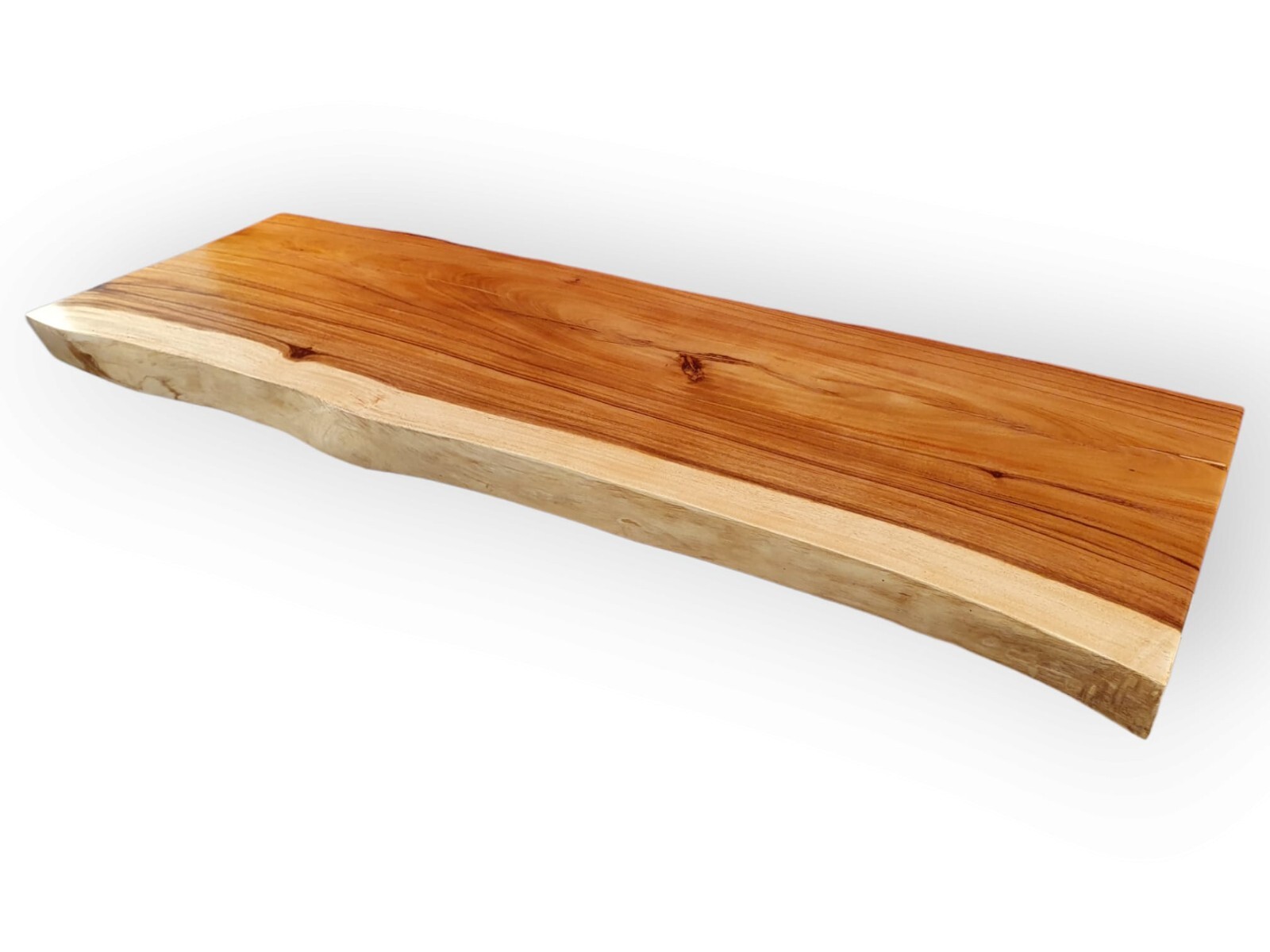 Suar Wood Natural Edge Vanity Top Bathroom Equipment Solid Nature