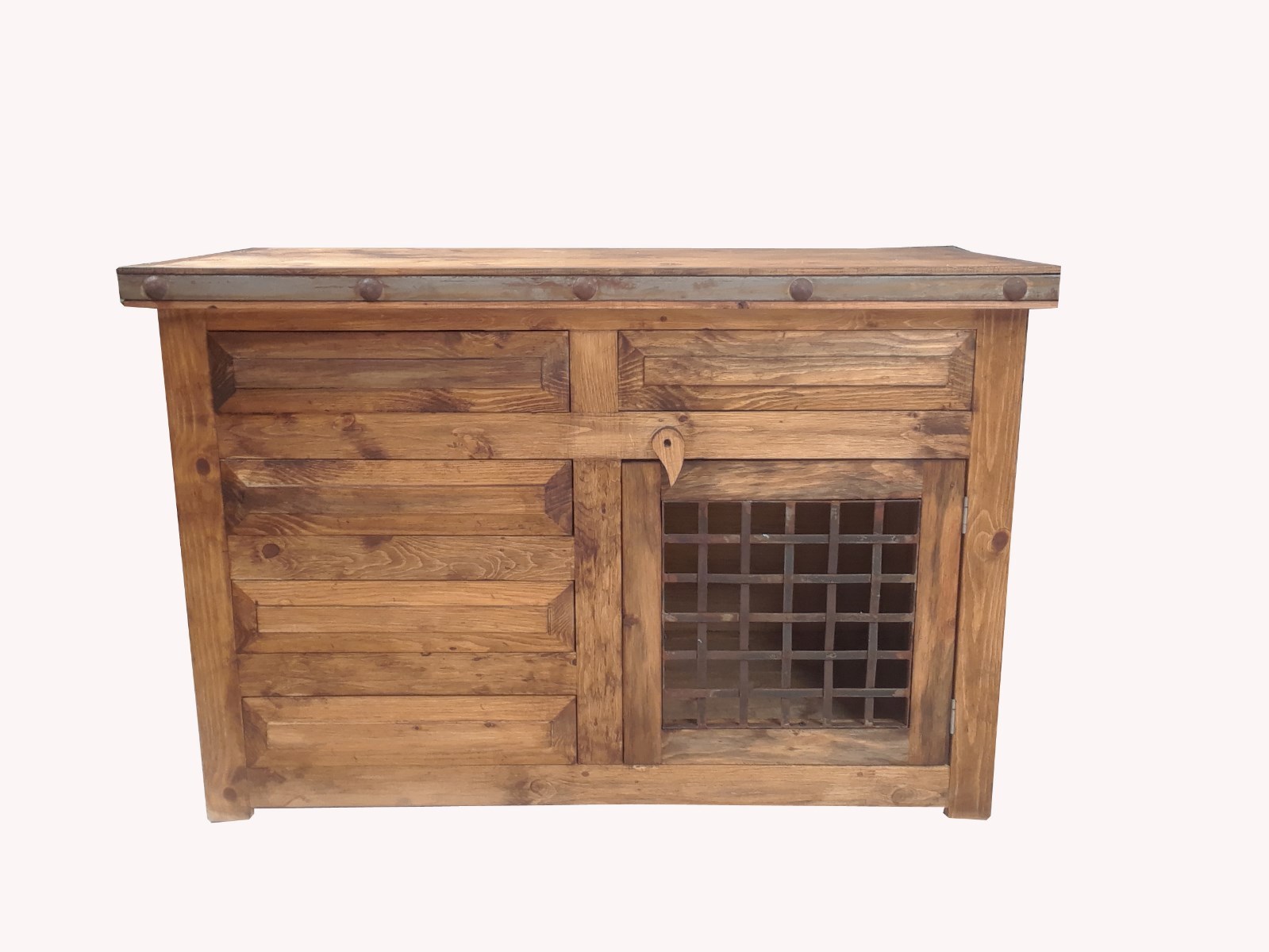 Rustic Reclaimed Wood Bathroom Vanity 48″ wide