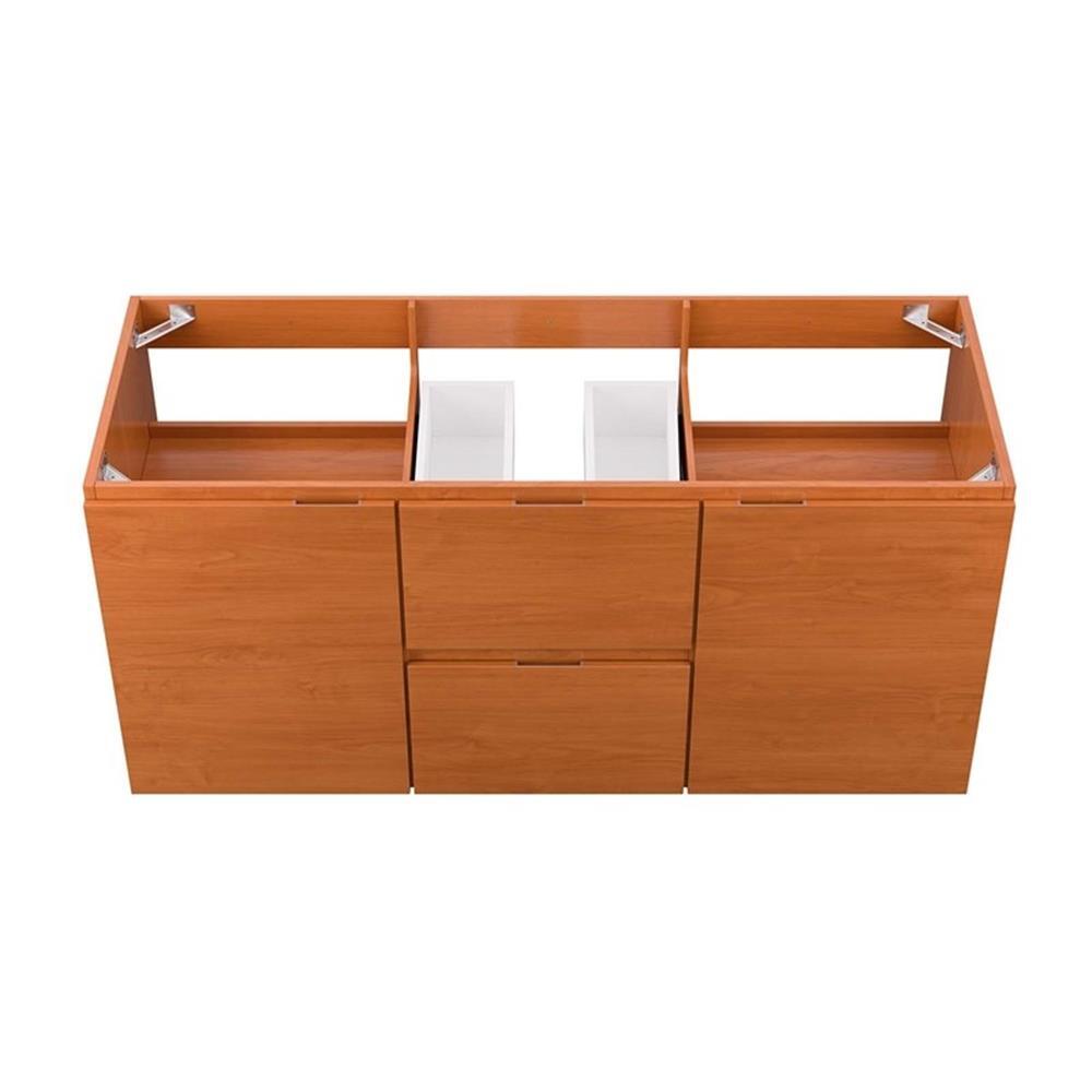 Modway Scenic 48″ Melamine Bathroom Vanity Cabinet – Cherry/Walnut