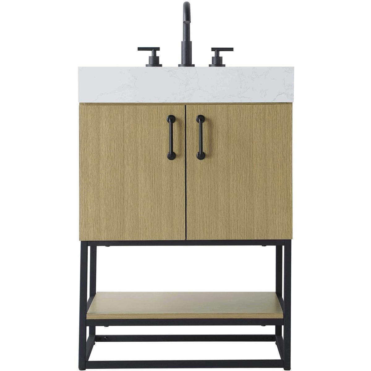 Elegant Lighting VF29224MHB Caroline Vanity Honey Brown