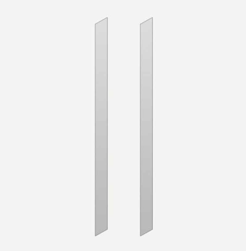 Robern Semi-Recessed Side Kit for Robern M-Series Medicine Cabinets MSMK40D6SRP