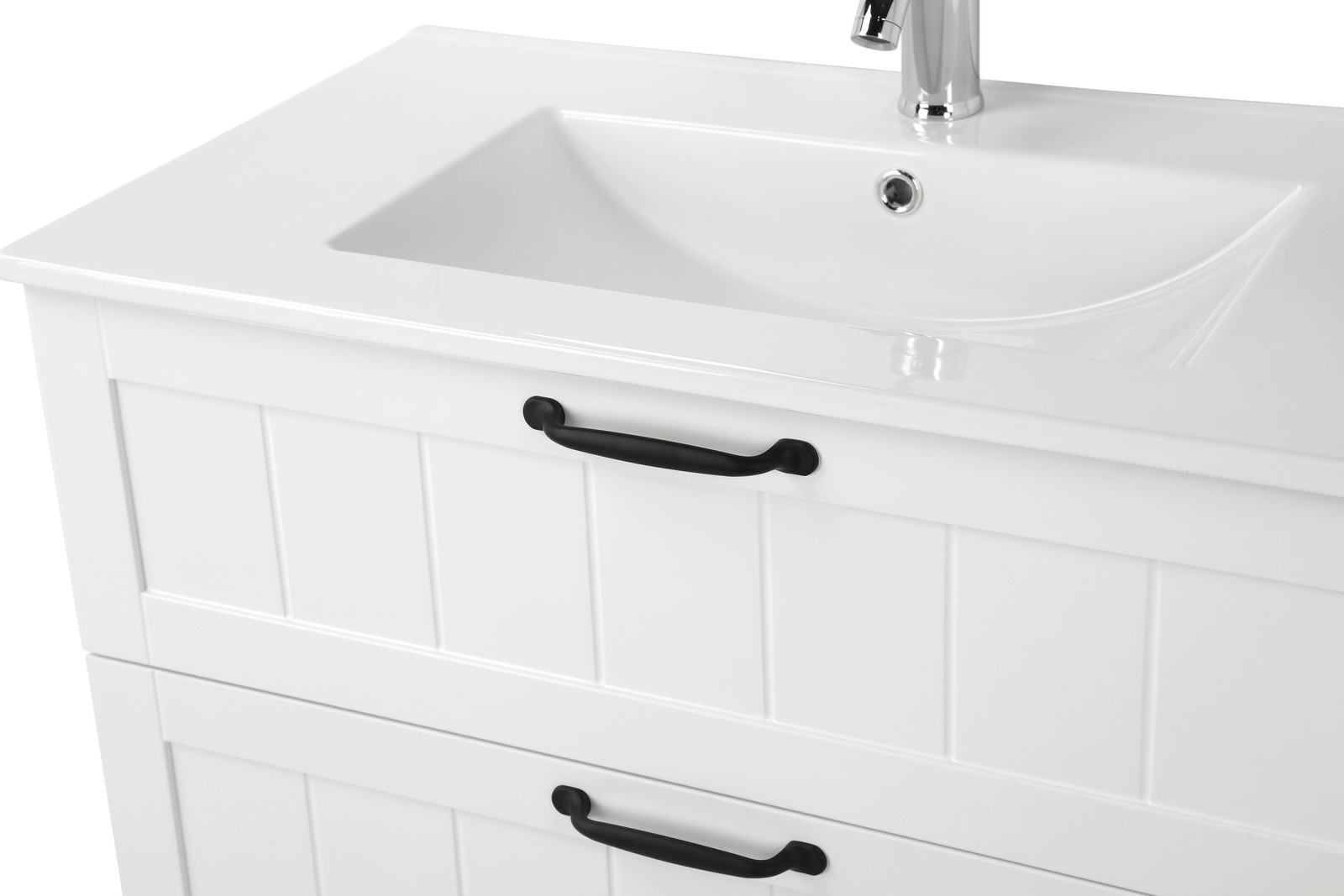31.5″ Bathroom Vanity Cabinet with Sink Combo, Wall Mounted Floating Cabinet