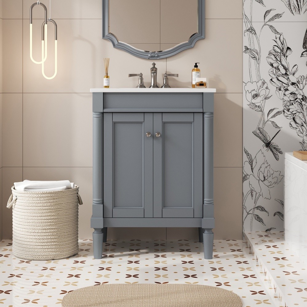 Bathroom Vanity W Top Sink Bathroom Storage Cabinet Single Sink Bathroom Vanity