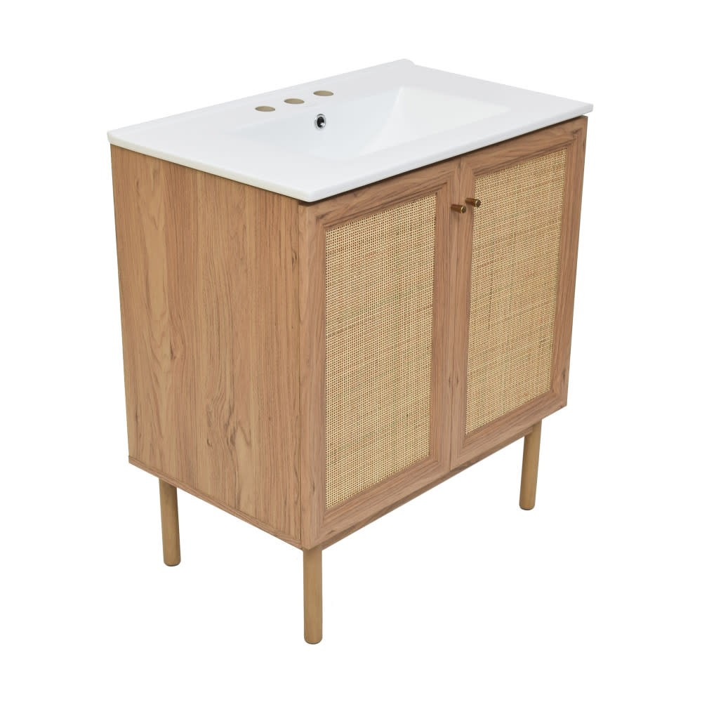 Swiss Madison SM-BV664-3 Classe 30″ – Golden Oak / White